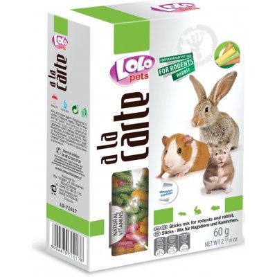 LOLO pets LOLO Diners FINGERS mix Hlodavec 60 g – Zboží Mobilmania