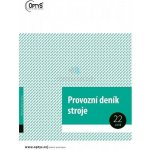 Optys 1234 Provozní deník stroje A4 nepropisující – Sleviste.cz