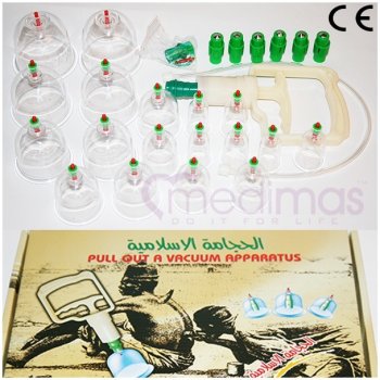 Medimas plastové vakuové masážní baňky 18 ks