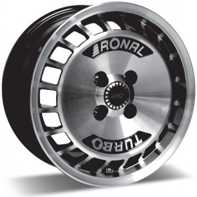 Ronal R10 7x15 4x100 ET37 black polished – Hledejceny.cz
