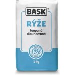 Bask Dlouhozrnná loupaná rýže 1 kg – Zboží Dáma