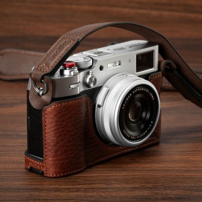 SmallRig Leather Half Case Kit for FUJIFILM X100VI brown 4699 – Zboží Živě