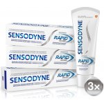 Sensodyne Rapid Relief Whitening 3 x 75 ml – Hledejceny.cz