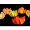 Lampion PartyDeco Plovoucí lampion lotosový květ mix barev 6 ks