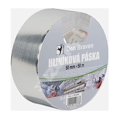 Den Braven Hliníková páska 50 mm x 50 m stříbrná