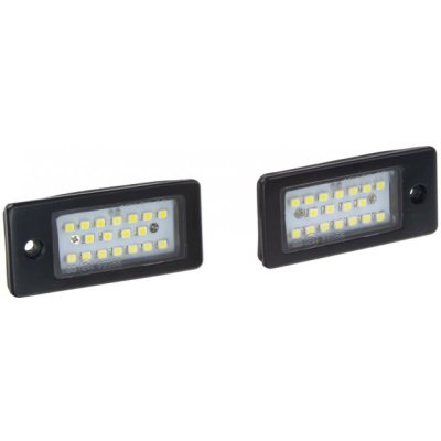 LED osvětlení SPZ do vozu Audi A3, A4, A6, A8, Q7, hliníkové provedení – Hledejceny.cz