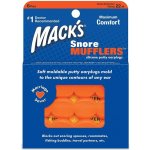 Mack's Pillow Soft silikonové špunty do uší oranžové 2 páry – Zboží Mobilmania