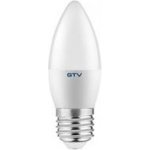 GTV LED, C30, SMD 2835, 4000 K, E27, 6 W, AC 220–240 V, vyzařovací úhel 160°, 470 lm, 52 mA – Hledejceny.cz