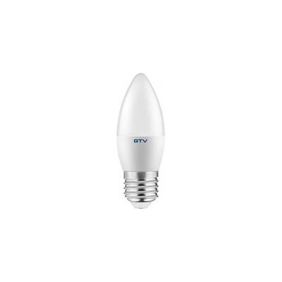 GTV LED, C30, SMD 2835, 4000 K, E27, 6 W, AC 220–240 V, vyzařovací úhel 160°, 470 lm, 52 mA – Hledejceny.cz