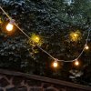 Vánoční osvětlení DecoLED Světelná girlanda pro žárovky s paticí E27 10 m 10 objímek bílý kabel