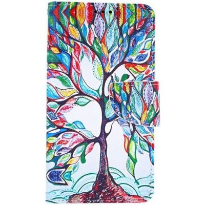 Pouzdro TopQ iPhone 11 knížkové Barevné strom