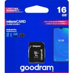 Goodram microSDHC 16 GB UHS-I U1 M1AA-0160R12 – Hledejceny.cz