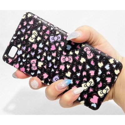 Telone Print Case 3D Hearts Huawei Ascend P8 Lite Černé