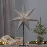 Star Trading Stolní lampa hvězda Ozen šedá černá – Zboží Mobilmania