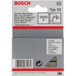 BOSCH Sponky do sponkovačky z tenkého drátu, typ 53, nerezové Typ 53; L = 10 mm (1000 ks) 2609200216