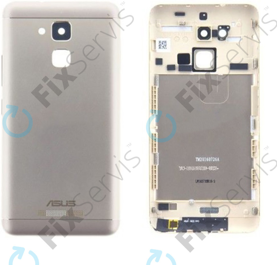 Kryt Asus Zenfone 3 Max ZC520TL zadní Stříbrný