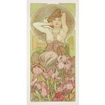 Plakát, Obraz - The Precious Stones: Amethyst, 1900, Alfons Mucha, 20 × 40 cm – Sleviste.cz