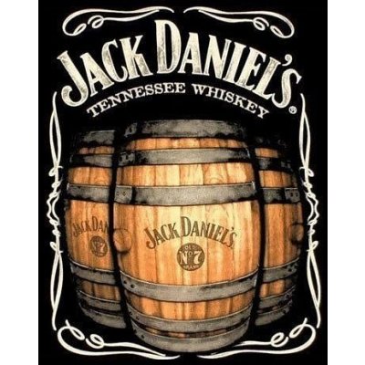 Plechová retro cedule / plakát - Jack Daniels Provedení:: Plechová cedule A5 cca 20 x 15 cm – Zboží Mobilmania