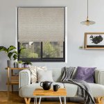 Roleta Římská, Velutto, Bílo-šedá, RV 007 , 125 x 60 cm – Hledejceny.cz