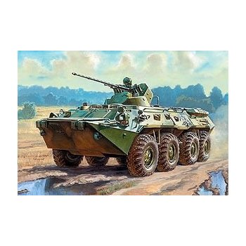Zvezda Model Kit obojživelné obrněné vozidlo BTR 80A 3560 1:35