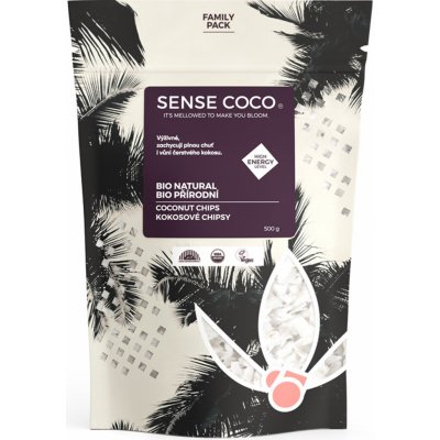 Sense COCO XXL Kokosové chipsy bez příchutě BIO 500 g