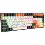 Royal Kludge RK100 RGB Brown switch black-orange – Sleviste.cz