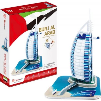 CubicFun 3D puzzle Burj al Arab 44 ks