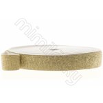 Pruženka oděvní 3cm zlatá/bílá – Zboží Mobilmania