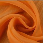 Voálový průsvitný závěs se zavěšením grommet top - Oranžový, 300 x 265 cm – Sleviste.cz