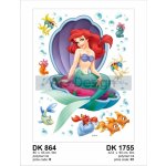 AG Design AGF1755 Samolepící dekorace na zeď Disney Ariel (42,5 x 65 cm) – Zboží Dáma