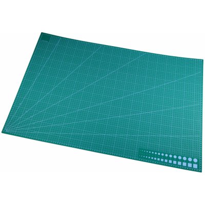 Velká řezací podložka 60x90 cm oboustranná 2 zelená pastelová 1 ks
