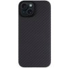 Pouzdro a kryt na mobilní telefon Apple Tactical Aramid se vzorem karbonových vláken a MagSafe pro iPhone 15 tmavě šedý 8596311221248