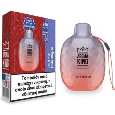 Aroma King Jewel Mini Cola Mojito 0 mg 600 potáhnutí 1 ks – Sleviste.cz