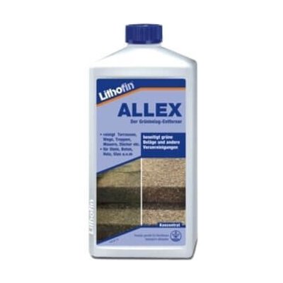Odstraňovač povlaků, způsobených zelení - Lithofin ALLEX Vyberte si množství: 1 litr – Hledejceny.cz