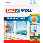tesamoll® tesamoll® Termoizolační fólie na okna Barva: průhledná, Rozměr: 4 m : 1,5 m, Doplňující informace: 1 fólie, 1 role pásky – Sleviste.cz