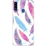 Pouzdro iSaprio - Feather Pattern 10 Samsung Galaxy A20s