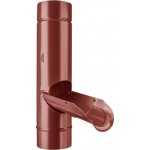 KJG Dešťová klapka 120 mm ocelově červená – Sleviste.cz