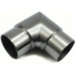 Nerezové ostré koleno 90° pro trubky o průměru 42,4 mm, broušené