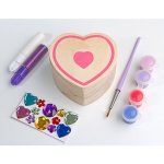 Melissa & Doug Dřevěná krabička k vymalování Srdce – Hledejceny.cz