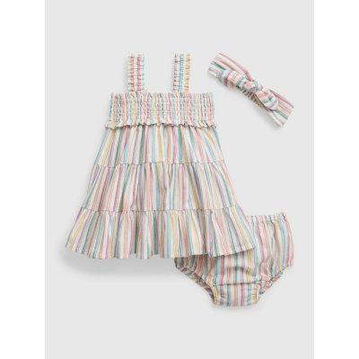 GAP Baby pruhované šaty Barevná – Zboží Dáma