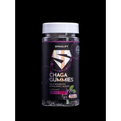 SWAGLIFT Chaga gummies s příchutí černého rybízu 60 ks – Hledejceny.cz