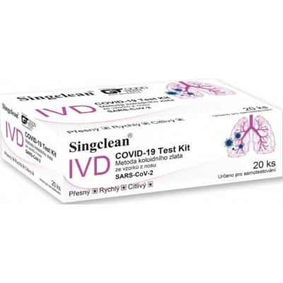 Hangzhou Singclean Medical Products Antigenní test COVID-19 Test Kit 20 ks – Zbozi.Blesk.cz