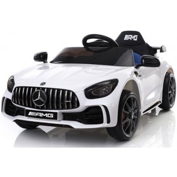 Mamido elektrické autíčko Mercedes GTR 2x45W L-3867 bílá