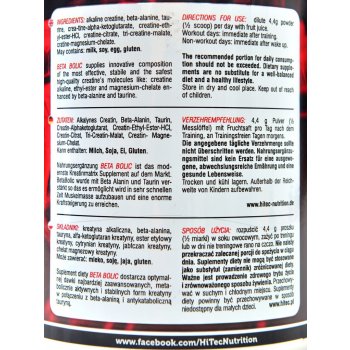 Hi Tec Nutrition Beta Bolic 500 g