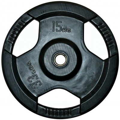 FitnessLine Kotouč litinový pogumovaný 30 mm 15 kg – Hledejceny.cz