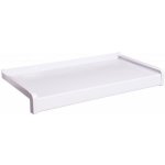 Deokork Venkovní hliníkový tažený parapet nos 40 mm 50x500 mm Bílý – HobbyKompas.cz