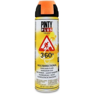 PintyPlus Tech Fluo značkovací sprej oranžový 500 ml – Sleviste.cz