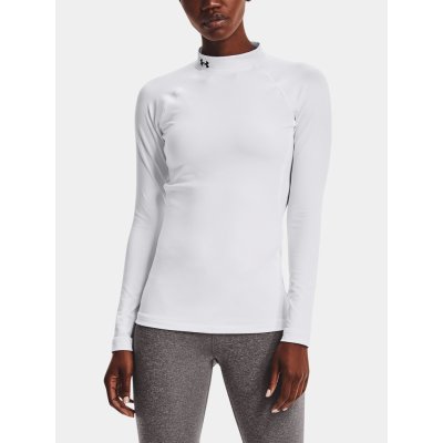 Under Armour CG AUTHENTICS MOCKNECK W 1368702-100 bílá – Zboží Mobilmania