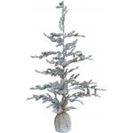Chic Antique Zasněžený vánoční borovicový stromek v jutě a se šiškami Pine Tree - 55*120 cm - Chic Antique – Hledejceny.cz