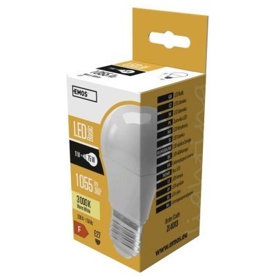 EMOS ZL4013 LED žárovka Basic | 11W E27 | 1055lm | 3000K – Sleviste.cz